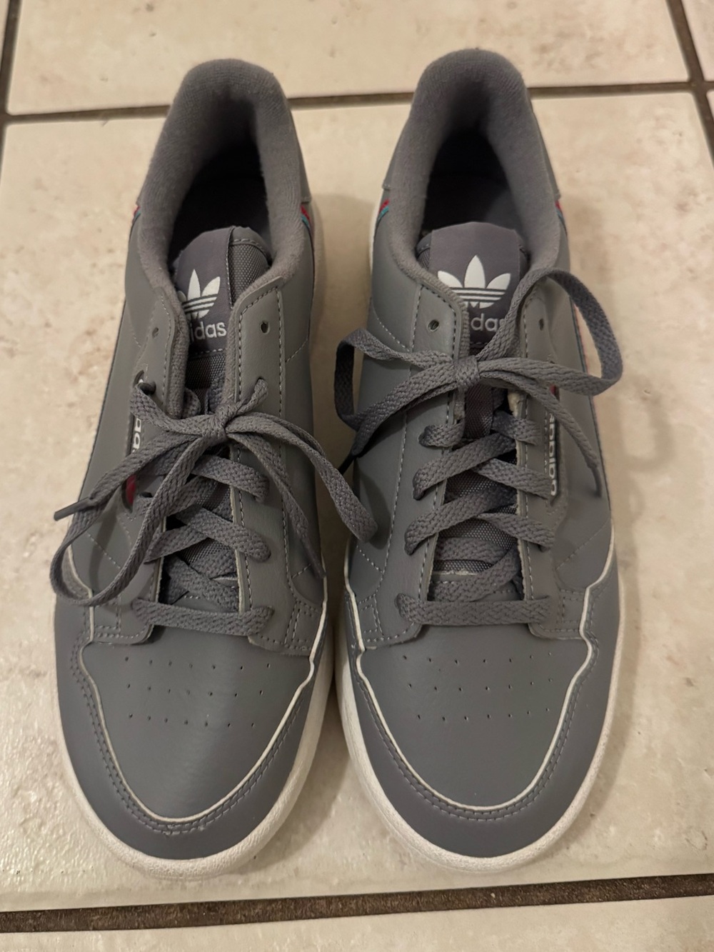 adidas Grey Low-Top Casual Sneakers